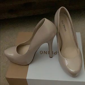 Call it Spring nude heels